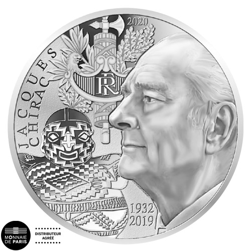 20 Euro Argent France BE 2020 - Jacques Chirac