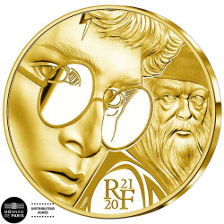 50 Euro Or France BE 2021 - Harry Potter