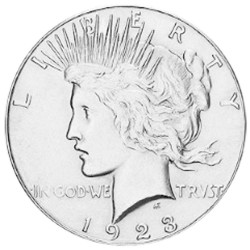 1 Peace Dollar Argent USA 1921-1935