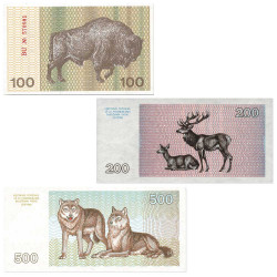 Lot des billets Lituanie