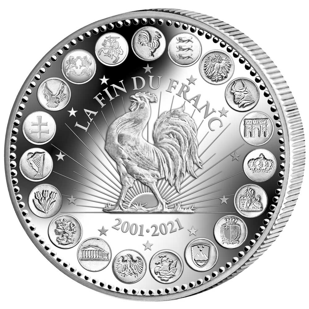 Euro 2021 - 20 ans de la fin du franc