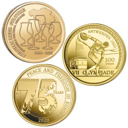 Lot 3 x 2,5 Euro Belgique...