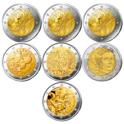 Lot 7 x 2 Euro France BU...