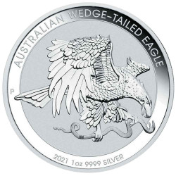 1 Dollar Argent Australie BU 2021 - Aigle