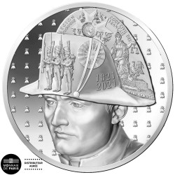 50 Euro Argent France BE 2021 - Bicentenaire de Napoléon