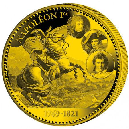 Pièce de collection dorée - Bicentenaire Napoléon
