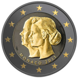 2 Euro Ruthénium Monaco BU...