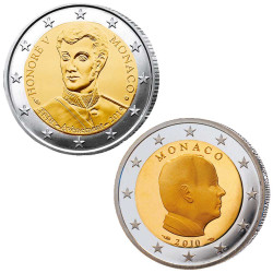Lot 2 x 2 Euro Monaco BE