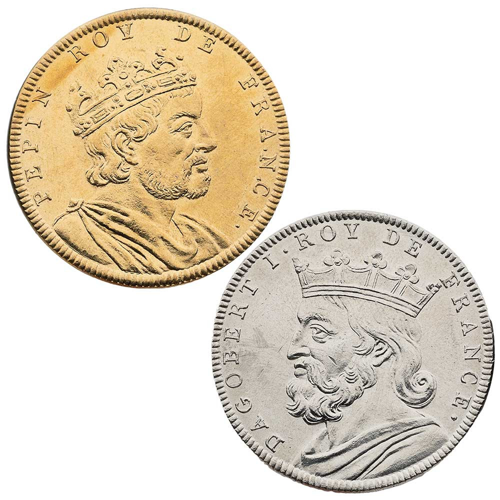 Lot 2 médailles Roi de France