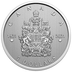 5 Dollars Argent Canada...