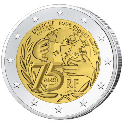 La 2 Euro France 2021 Unicef offerte*