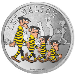 La Médaille colorisée Les Dalton offerte*