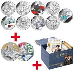 Lot 2 x 50 Euro Argent + 9...