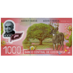Billet 1000 Colones Costa Rica 2009