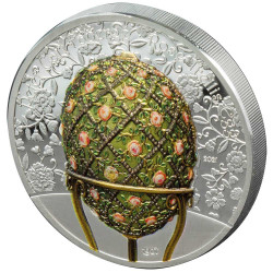 1000 Togrog Argent BE 2021 - Œuf de Fabergé