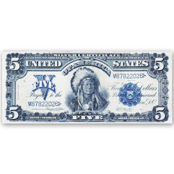 Billet 5 Dollars 1899...