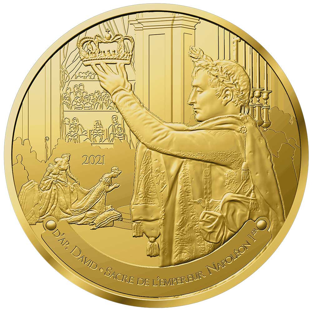 La 1/4 Euro France BU 2021 Napoléon Ier offerte*