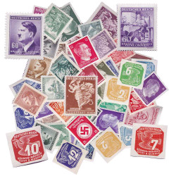 50 Timbres IIIe Reich Territoires occupés