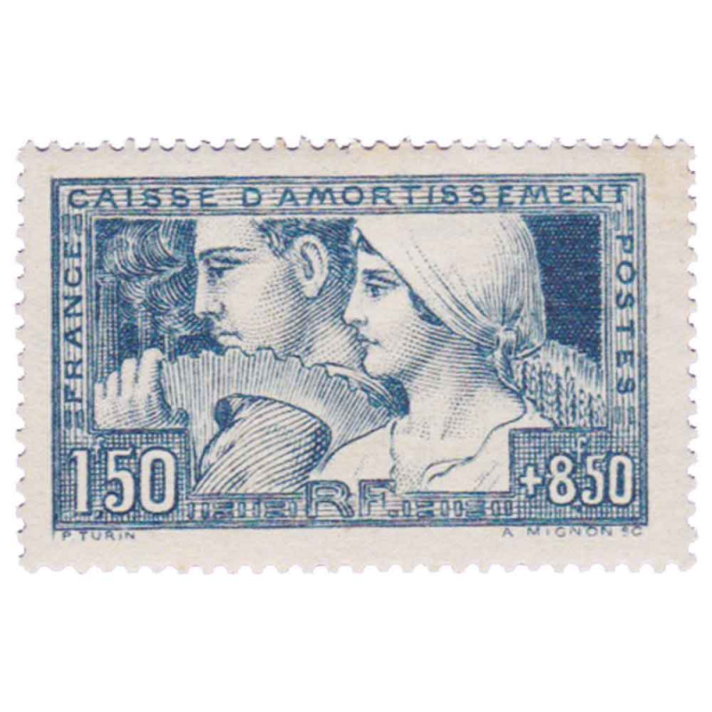 Timbres de France - Semi Moderne 1927 - N°242A - Alliance Philatélie