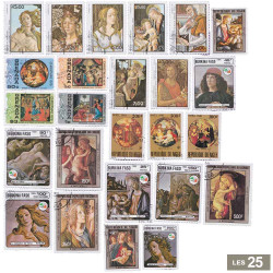 25 Timbres Botticelli