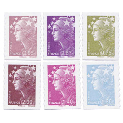 6 Timbres Marianne de...