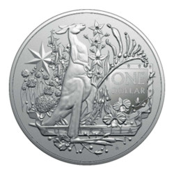 1 Dollar Argent Australie 2021 - Armoiries