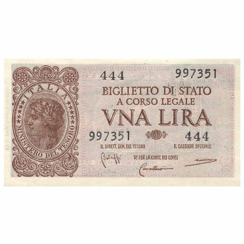 1 Lire Italie 1944