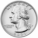 La 25 Cents USA 2021 G. Washington offerte*