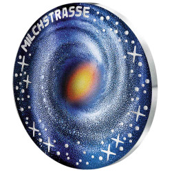 20 Euro Argent Autriche BE 2021 colorisée - Voie Lactée