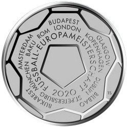 20 Euro Argent Allemagne BU 2020 - Championnat d'Europe de Football UEFA