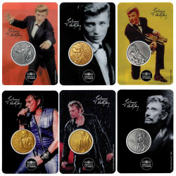 Lot 6 Blisters Johnny Hallyday