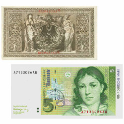 Lot 2 billets Allemagne