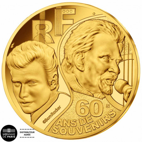 La 1/4 Euro France 2020 - Johnny Hallyday offerte*