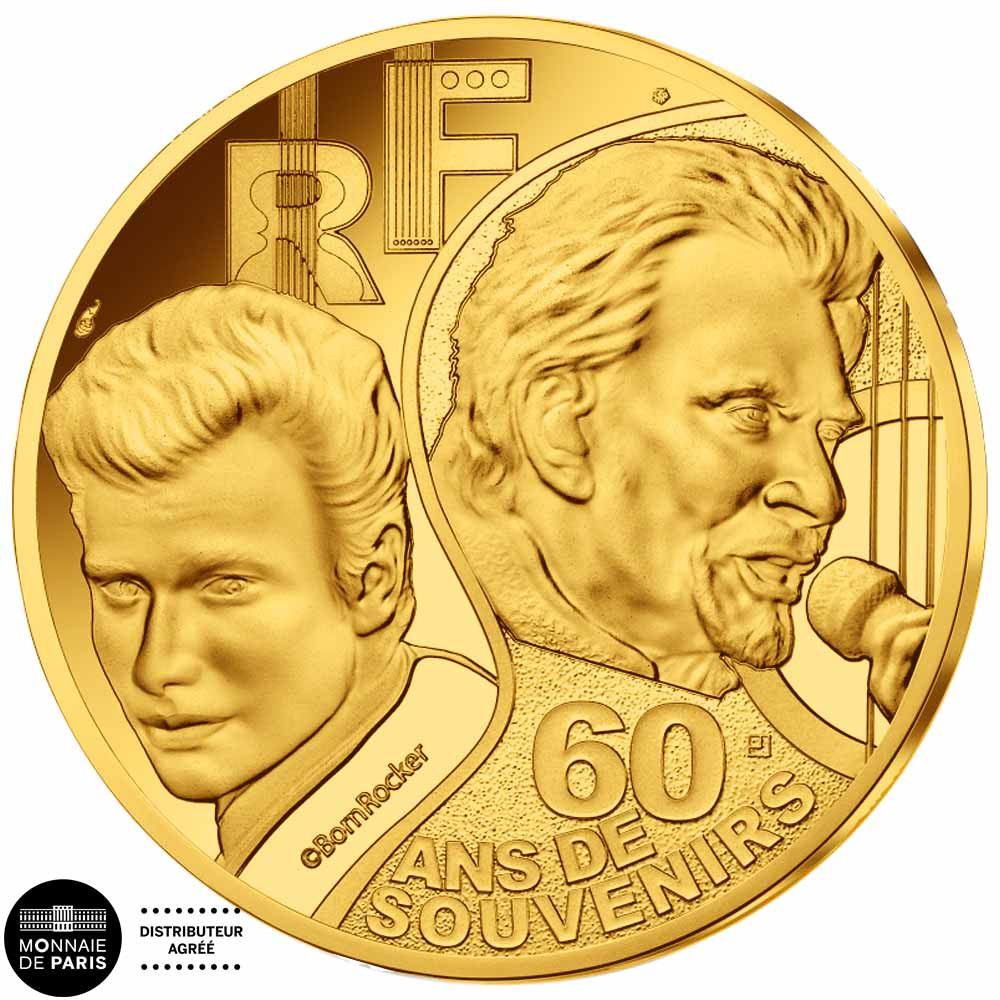 La 1/4 Euro France 2020 - Johnny Hallyday offerte*
