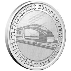 5 Euro Belgique BU 2021 - Année Européenne du rail