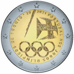 2 Euro Portugal BU 2021 -  J.O. de Tokyo