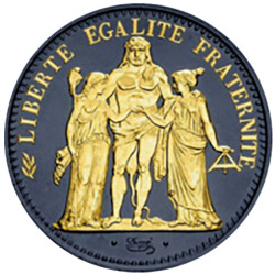 10 Francs Argent Ruthénium - Hercule