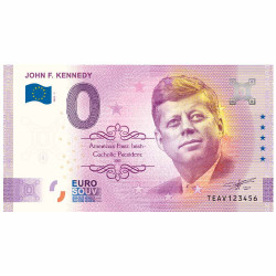 Billet Souvenir 0 Euro - John F. Kennedy