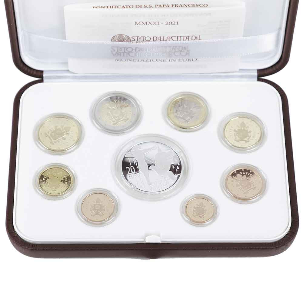 Série Vatican BE 2021 + 20 Euro Argent