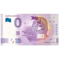 Billet Souvenir 0 Euro - Dante