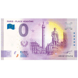 Billet Souvenir 0 Euro - Place Vendôme - Napoléon