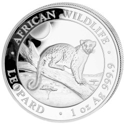100 Shillings Argent BU 2021 - Léopard