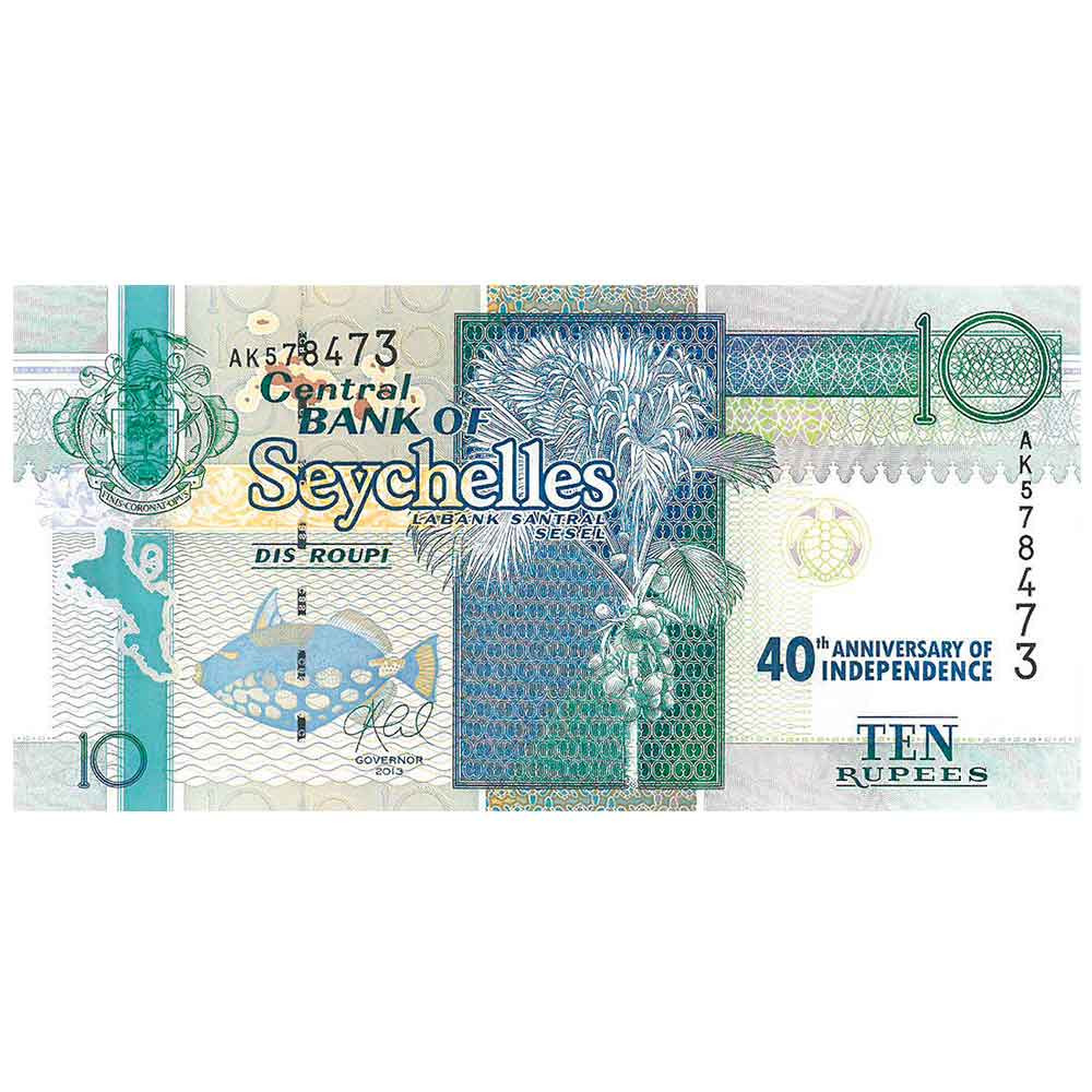10 Roupies - Seychelles 2013