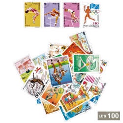 100 timbres Athlétisme été