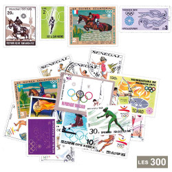 300 timbres Jeux Olympiques...