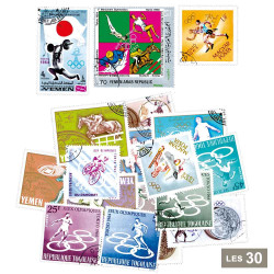 30 timbres Jeux Olympiques...