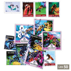 50 timbres Abeilles