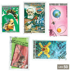 50 timbres Cosmos Mars