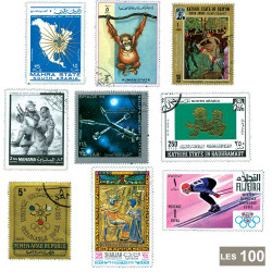 100 timbres Arabie