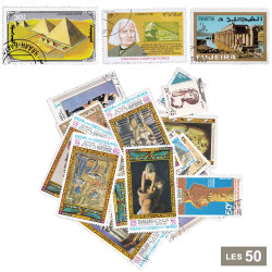 50 timbres Art égyptien